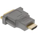 High-Speed-HDMI Adapter HDMI Anschluss - DVI-D 24+1p Buchse Grau