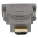 High-Speed-HDMI Adapter HDMI Anschluss - DVI-D 24+1p Buchse Grau