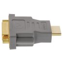 High-Speed-HDMI Adapter HDMI Anschluss - DVI-D 24+1p Buchse Grau