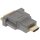 High-Speed-HDMI Adapter HDMI Anschluss - DVI-D 24+1p Buchse Grau