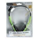 Headset am Ohr 2 x 3.5 mm Eingebautes Mikrofon 2.0 m Grün