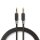 Stereo Audiokabel | 3,5-mm-Stecker  -  3,5-mm-Stecker | 1,0 m | Anthrazit