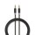 Stereo Audiokabel | 3,5-mm-Stecker  -  3,5-mm-Stecker | 1,0 m | Anthrazit