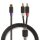 Subwoofer-Kabel | 2x Cinch-Stecker  -  Cinch-Buchse | 0,2 m | Anthrazit