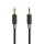 Stereo Audiokabel | 3,5-mm-Stecker  -  3,5-mm-Stecker | 0,5 m | Anthrazit