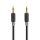 Stereo Audiokabel | 3,5-mm-Stecker  -  3,5-mm-Stecker | 0,5 m | Anthrazit