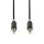 Stereo Audiokabel | 3,5-mm-Stecker  -  3,5-mm-Stecker | 0,5 m | Anthrazit