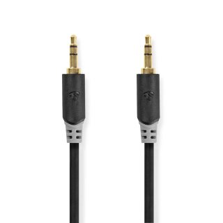 5m 3,5-mm Klinkenstecker Stereo Audio Kabel Klinke Klinkenkabel vergoldet