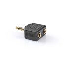 High End Klinken Verteiler Klinke 3,5mm Stecker Buchse Splitter Weiche vergoldet