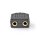 High End Klinken Verteiler Klinke 3,5mm Stecker Buchse Splitter Weiche vergoldet