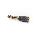 Audio-Adapter Stereo | 6,35-mm-Stecker  -  3,5-mm-Buchse