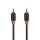 Digital-Audiokabel | Cinch-Stecker  -  Cinch-Stecker | 1,0 m | Anthrazit