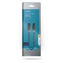 Optisches Audiokabel | TosLink-Stecker  -  TosLink-Stecker | 1,0 m | Anthrazit