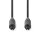 Optisches Audiokabel | TosLink-Stecker  -  TosLink-Stecker | 1,0 m | Anthrazit