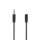 Stereo Audiokabel | 3,5-mm-Stecker - 3,5-mm-Buchse | 1,0 m | Schwarz