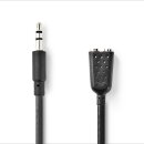 Stereo Audiokabel | 3,5-mm-Stecker - 2x 3,5-mm-Buchse |...