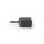 Audio-Adapter Stereo | 3,5-mm-Stecker - 2x 3,5-mm-Buchse | Schwarz