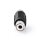 Mono-Audioadapter | Cinch-Buchse - Cinch-Buchse | Schwarz