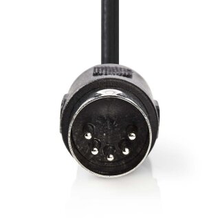 Audiokabel | DIN-Stecker 5-polig 3,5-mm Klinke Klinkenstecker Adapter Kabel 2m