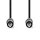 Stereo Audiokabel | 3,5-mm-Stecker - 3,5-mm-Stecker | 0,5 m | Schwarz