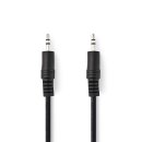 Stereo Audiokabel | 3,5-mm-Stecker - 3,5-mm-Stecker | 3,0 m | Schwarz