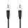 Stereo Audiokabel | 3,5-mm-Stecker, schmal - 3,5-mm-Stecker, schmal | 1,0 m | Schwarz