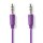 Stereo Audiokabel | 3,5-mm-Stecker - 3,5-mm-Stecker | 1,0 m | Violett