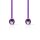 Stereo Audiokabel | 3,5-mm-Stecker - 3,5-mm-Stecker | 1,0 m | Violett