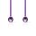 Stereo Audiokabel | 3,5-mm-Stecker - 3,5-mm-Stecker | 1,0 m | Violett