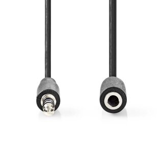 Klinkenkabel mit Lautstrkeregler 1m 3,5mm Stereo Klinkenstecker Kabel Klinke