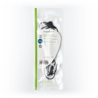 Klinkenkabel mit Lautstrkeregler 1m 3,5mm Stereo Klinkenstecker Kabel Klinke