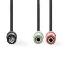 Headset-Audiokabel | 3,5-mm-Stecker - 2x 3,5-mm-Buchse |...