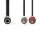 Stereo Audiokabel | 2x Cinch-Stecker - 3,5-mm-Buchse | 0,2 m | Schwarz