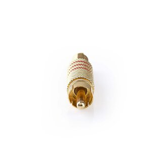 RCA-Steckverbinder | Cinch-Stecker - 10 Stck | Rot