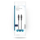 Optisches Audiokabel | TosLink-Stecker - TosLink-Stecker | 3,0 m | Schwarz
