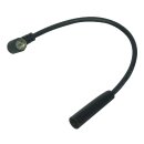 Koaxialkabel Koax-Stecker - Auto-Antennenkupplung 0.25 m Schwarz