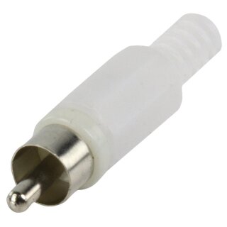 Cinch RCA PVC Weiss
