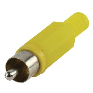 Cinch RCA PVC Gelb