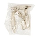 Cinch RCA Metall Silber