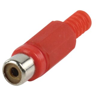 Cinch RCA Buchse PVC Rot