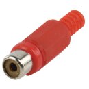 Cinch RCA Buchse PVC Rot