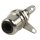 Cinch RCA Metall Silber/Schwarz