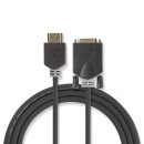 HDMI – DVI-Kabel | HDMI™-Anschluss  -  DVI-D 24 +1-polige Stecker | 2,0 m | Anthrazit