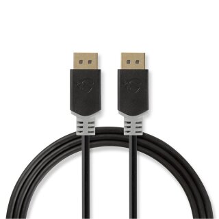 DisplayPort-Kabel | DisplayPort-Stecker  -  DisplayPort-Stecker | 2,0 m | Anthrazit