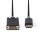 DisplayPort - DVI Kabel | DisplayPort-Stecker  -  DVI-D 24 +1-polige Buchse | 2,0 m | Anthrazit