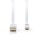 24 Karat vergoldetes USB 2.0 Flachkabel Flat Cable USB A Stecker - MICRO B Stecker 1m flach