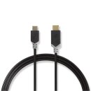USB 2.0-Kabel | Stecker Typ C  -  Micro-B-Stecker | 1m 480 Mbps | 60 W | Vergoldet