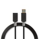 USB 3.0-Kabel | A-Stecker  -  A-Buchse | 2,0 m | Anthrazit