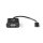 USB-Adapterkabel Typ C | Stecker Typ C  -  VGA-Buchse | 0,2 m | Anthrazit