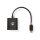 USB-Adapterkabel Typ C | Stecker Typ C  -  VGA-Buchse | 0,2 m | Anthrazit